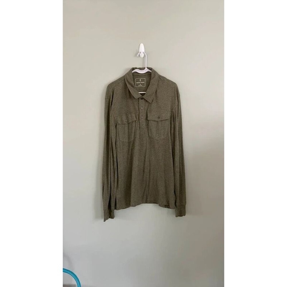 Mutual Weave Men's M Long Sleeve W/Pockets Green Shirt NWT